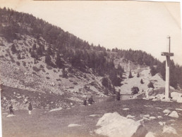 Photo Originale - Année 1895 - Militaires En Haut Du Col DALLOS ( Alpes De Haute Provence ) - Lieux