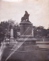 Photo Originale - Année 1908 - CLERMONT FERRAND - Square Blaise Pasal -  Statue De Pascal - Lieux