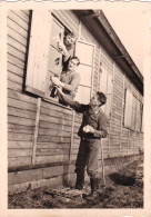 Photo Originale - 1941 - Guerre 1939/45  - Pres De BREME - Construction D'un Camp - Oorlog, Militair