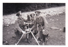  Photo Originale - 1941 - Guerre 1939/45 - Soldats Allemands Au Tir De Mortier - War, Military