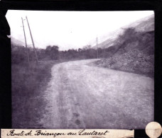 PLAQUE DE VERRE -  Photo - 05 - Hautes Alpes - Route De Briancon Au Lautaret  - Année  1890 - Glasplaten