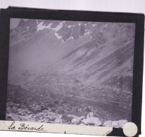 PLAQUE DE VERRE -  Photo  - Les Alpes - La BERARDE ( Saint-Christophe-en-Oisans )  - Année  1890 - Diapositivas De Vidrio