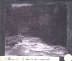 PLAQUE DE VERRE -  Photo  -38 - Isere - ALLEVARD - Le Bout Du Monde - Année1890 - Glass Slides