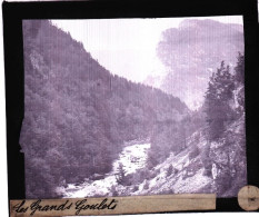 PLAQUE DE VERRE Photo  - Les Alpes - Le Vercors - Les Grands Goulets -   Année  1890 - Diapositivas De Vidrio