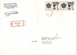 BIG COVER - Czechoslovakia Komarno R - Letter 1987 - Briefe U. Dokumente