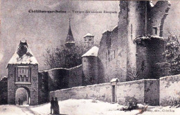 21 - Cote D'or -  CHATILLON Sur SEINE - Vestiges Des Anciens Remparts Sous La Neige - Chatillon Sur Seine