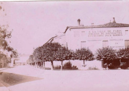 Photo Originale 1889 - WASSY (haute Marne  )  Rue Notre DAME - Magasin De Confection - Places