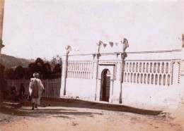 Photo Originale -1889 - Algerie - ALGER - Porte De La Mosquée Sidi Abderhaman - Places