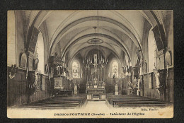 25 - PASSONFONTAINE - Intérieur De L'Eglise - 1922 - RARE - Autres & Non Classés