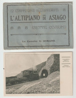 CPA - ITALIE - L'ALTIPIANO Di ASIAGO (SETTE COMUNI) Pochette Complète De 12 Cartes Dont Plus TRAINS Et Chemin De Fer - Vicenza