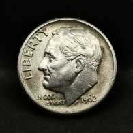 1 ROOSEVELT DIME 10 CENTS ARGENT 1962 D DENVER USA / SILVER - 1946-...: Roosevelt