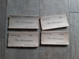 4 Pochettes De 12 Vues Stéréoscopiques Cauterets Rome Nice Biskra Photographie éditions Paris Stéréo - Stereoscoop