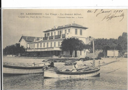 D 83. LE LAVANDOU..LE GRAND HOTEL. CARTE ECRITE - Le Lavandou