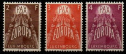 LUXEMBOURG     -    1957  -    EUROPA   .  Y&T N° 531 à 533 **.    Cote 105,00 € - 1957