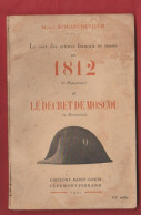 Livre Le Sort Des Artistes Français Et Russes En 1812 édité En 1941 - Francés