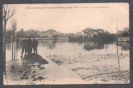 Créteil - Val De Marne - Avenue Laferrière - Inondations De 1910 - Trésor Et Postes 122 - Creteil