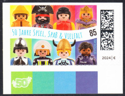 !a! GERMANY 2024 Mi. 3821 MNH SINGLE From Folioset (b1) - 50 Years Of Playmobil - Neufs