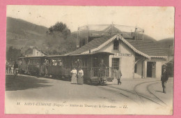 SAS0009  CPA  SAINT-ETIENNE-LES-REMIREMONT  (Vosges)  Station Des Tramways De Gérardmer  +++ - Saint Etienne De Remiremont