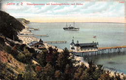 Sellin Auf Rügen Strandpanorama Landungsbrücke Bäder Ngl #169.647 - Autres & Non Classés