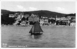 Saßnitz Auf Rügen Segelboot Vor Der Stadt Glca.1940 #169.664 - Autres & Non Classés