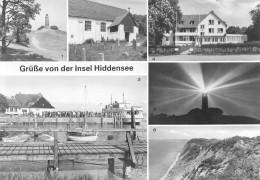 Hiddensee Leuchtturm Hafen Erholungsheim Gl1988 #169.700 - Sonstige & Ohne Zuordnung