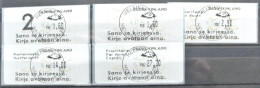 FINNLAND 1992 " AUTOMATMARKEN " Michelnr  ATM 5 X Nr 12 Sehr Schon Gestempelt € 25.00 - Viñetas De Franqueo [ATM]