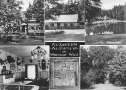 Waldgaststätte Waidmannsruh Im Werdauer Wald Gl1970 #172.339 - Autres & Non Classés