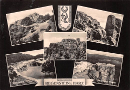 Burgruine Regenstein Im Harz Teilansichten Gl1962 #172.387 - Other & Unclassified