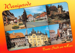 Wernigerode A.H. Breite Straße Schiefes Haus Wallgraben Markt Ngl #172.381 - Sonstige & Ohne Zuordnung