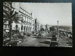 NICE                                      LA PROMENADE DES ANGLAIS ET LE PALAIS DE LA MEDITERRANEE - Cafés, Hôtels, Restaurants