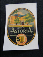 étiquette Hôtel Bagage - Hôtel Astoria Dresden Allemagne STEPétiq1 - Hotel Labels