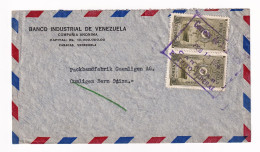 Lettre 1950 Caracas Venezuela Banco Industrial De Venzuela Packbandfabrik Guemlingen AG. Suiza Schweiz Suisse Bank - Venezuela