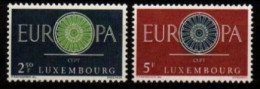 LUXEMBOURG     -   EUROPA   -   1960 .   Y&T N° 587 / 588 ** - 1960
