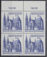 1979 , Mi 1605 ** (6) -  4 Er Block Postfrisch - 700 Jahre Dom Zu Wiener Neustadt - Unused Stamps