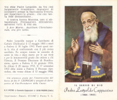 Santino Il Servo Di Dio Padre Leopoldo Cappuccino - Andachtsbilder