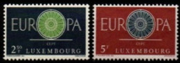 LUXEMBOURG     -   EUROPA   -   1960 .   Y&T N° 587 / 588 ** - 1960