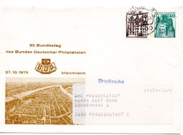 64783 - Bund - 1983 - 40Pfg B&S PGAU "33.Bundestag ... " KARLSRUHE -> Freudenstadt - Lettres & Documents