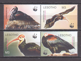 Lesotho 2004 Mi 1895-1899 In Pairs MNH WWF - BALD IBIS - Nuovi