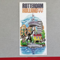 ROTTERDAM - NETHERLANDS, Vintage City Map, Prospect, Guide, (pro5) - Toeristische Brochures