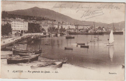 AJACCIO  VUE GENERALE DES QUAIS - Ajaccio