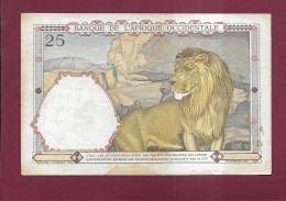 270524 - BILLET BANQUE AFRIQUE OCCIDENTALE E.3560 1-10-1942 VINGT CINQ FRANCS Lion - Sonstige – Afrika