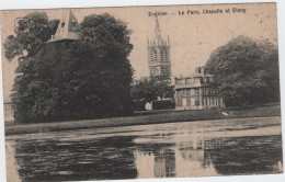 Edingen / Enghien - Le Parc, Chapelle Et Etang (S-D)) (gelopen Kaart Zonder Zegel) - Edingen