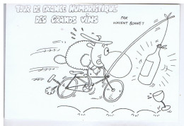 ILLUSTRATEUR - Vincent BONNET - Tour De France Humoristique Des Grands Vins - Autres & Non Classés