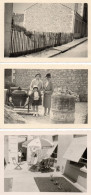 3 Photos Rares -  ROCHEFORT (17)  Maison En Construction, 2 Rue Gauffier En Mai 1961, Devant Les Chambres En Aout 1962 - Lieux