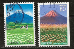 Japon 1997 N° Y&T : 2323 Et 2324a Obl. - Gebraucht