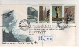 Timbres  " Paysages " ,  Sur Lettre , Cover , Mail Registered , Recommandée Du 20/11/88 - Briefe U. Dokumente