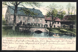 AK Burgwaldniel, Gasthaus Und Wellenbad Lüttelforster Mühle Von C. Wassenberg  - Autres & Non Classés