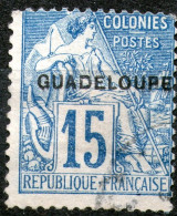 France1891,Overprinted "GUADELOUPE" Y&T#19  Used ,as Scan - Gebraucht