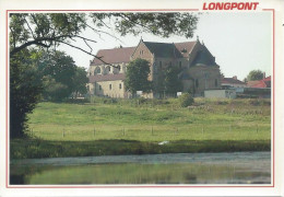 CPM  France  91 Essonne  Longpont La Basilique Vue Du Bassin Aux Moines - Andere & Zonder Classificatie