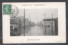 Issy-les-Moulineaux - Hauts De Seine - Rue Rouget-de-L'Isle - Inondations De 1910 - Issy Les Moulineaux